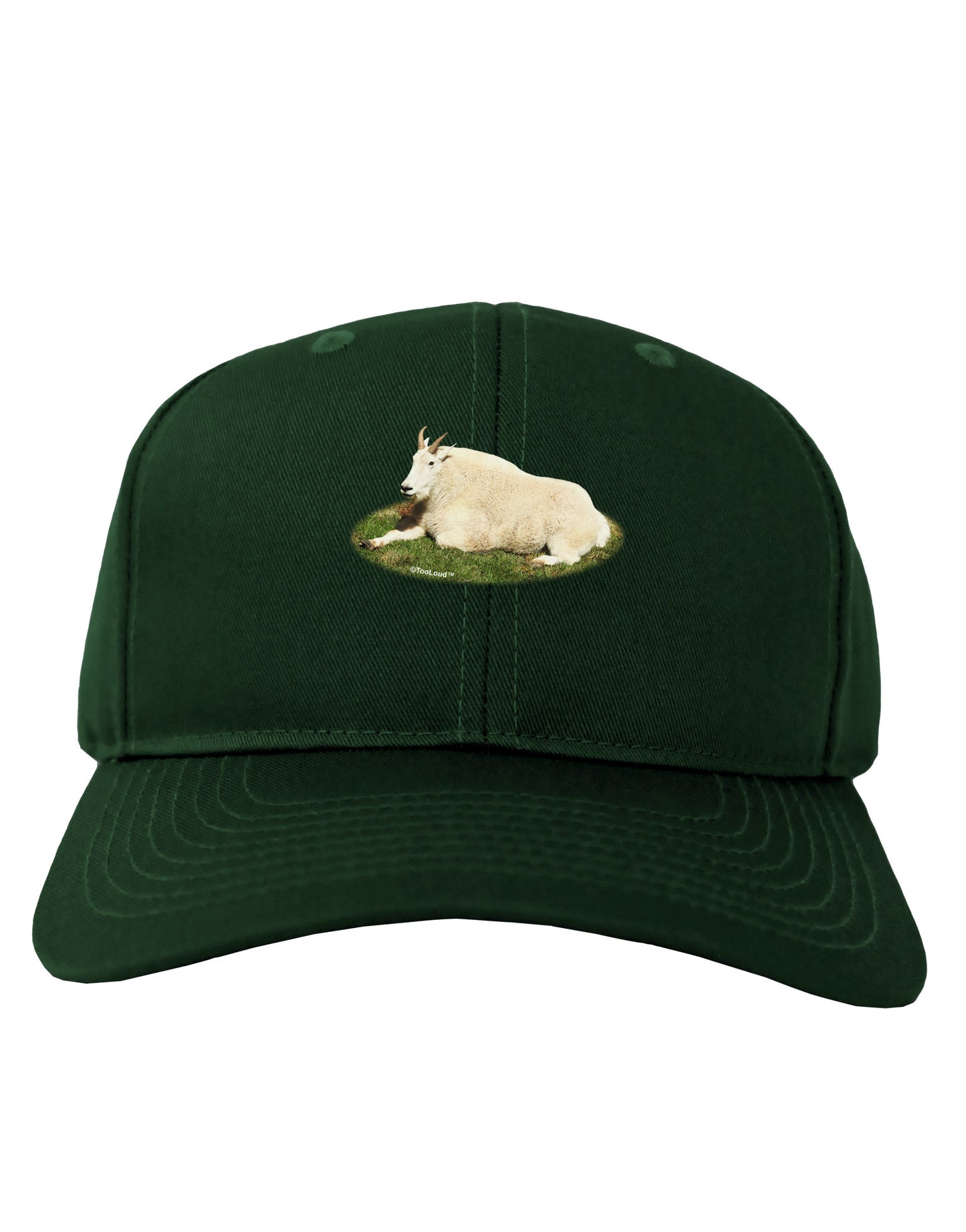 Ram Cutout Adult Dark Baseball Cap Hat-Baseball Cap-TooLoud-Hunter-Green-One Size-Davson Sales