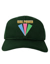 Girl Power Stripes Adult Dark Baseball Cap Hat by TooLoud-Baseball Cap-TooLoud-Hunter-Green-One Size-Davson Sales