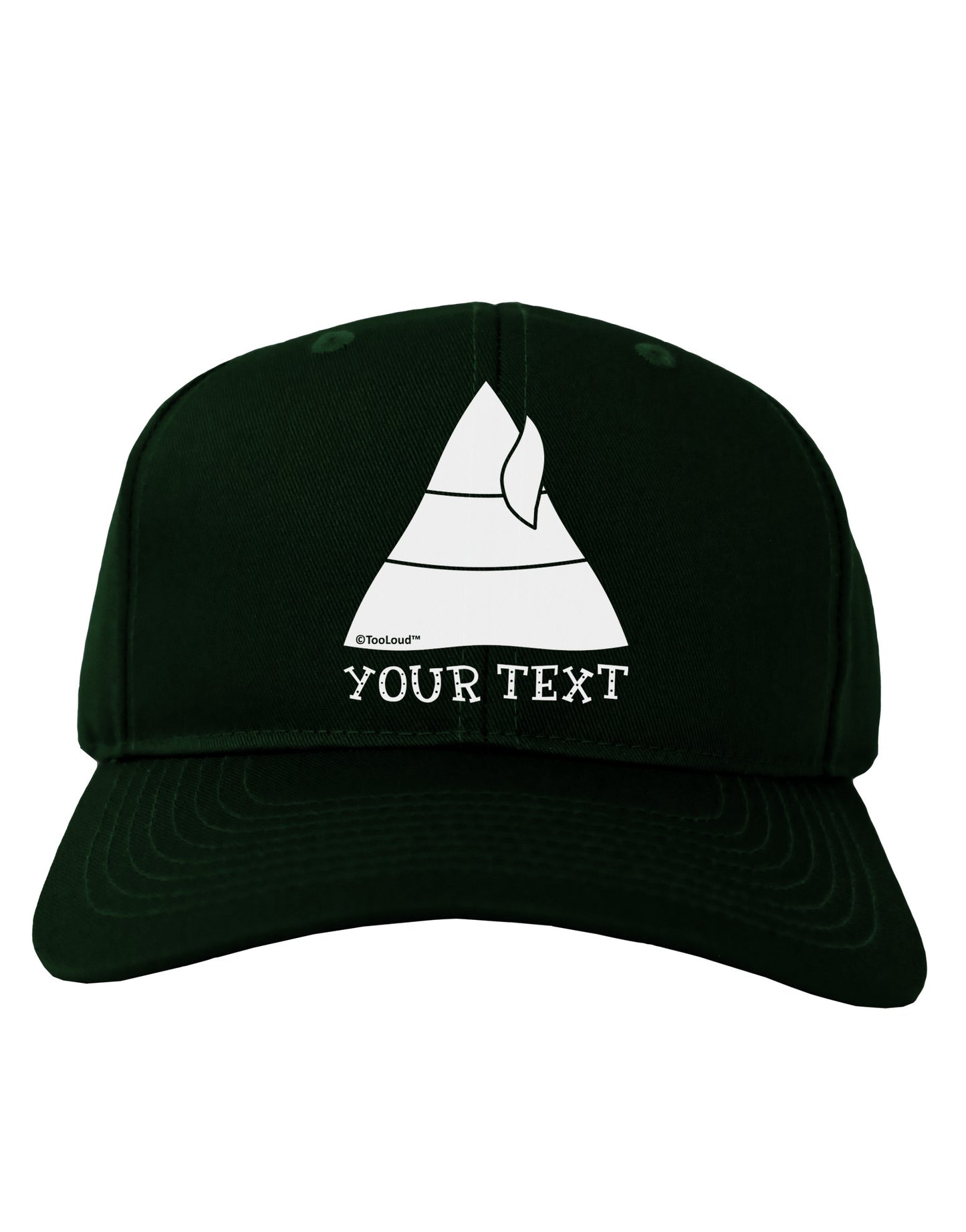 Personalized Matching Elf Family Design - Your Text Adult Dark Baseball Cap Hat-Baseball Cap-TooLoud-Hunter-Green-One Size-Davson Sales