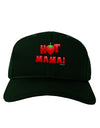 Hot Mama Chili Heart Adult Dark Baseball Cap Hat