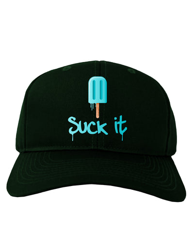 Suck It Popsicle Adult Dark Baseball Cap Hat-Baseball Cap-TooLoud-Hunter-Green-One Size-Davson Sales