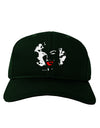 Marilyn Monroe Cutout Design Red Lips Adult Dark Baseball Cap Hat by TooLoud-Baseball Cap-TooLoud-Hunter-Green-One Size-Davson Sales