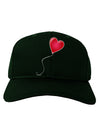 Cute Red Heart Balloon Adult Baseball Cap Hat-Baseball Cap-TooLoud-Hunter-Green-One Size-Davson Sales