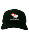 Fleece Navidad Christmas Sheep Adult Dark Baseball Cap Hat-Baseball Cap-TooLoud-Hunter-Green-One Size-Davson Sales