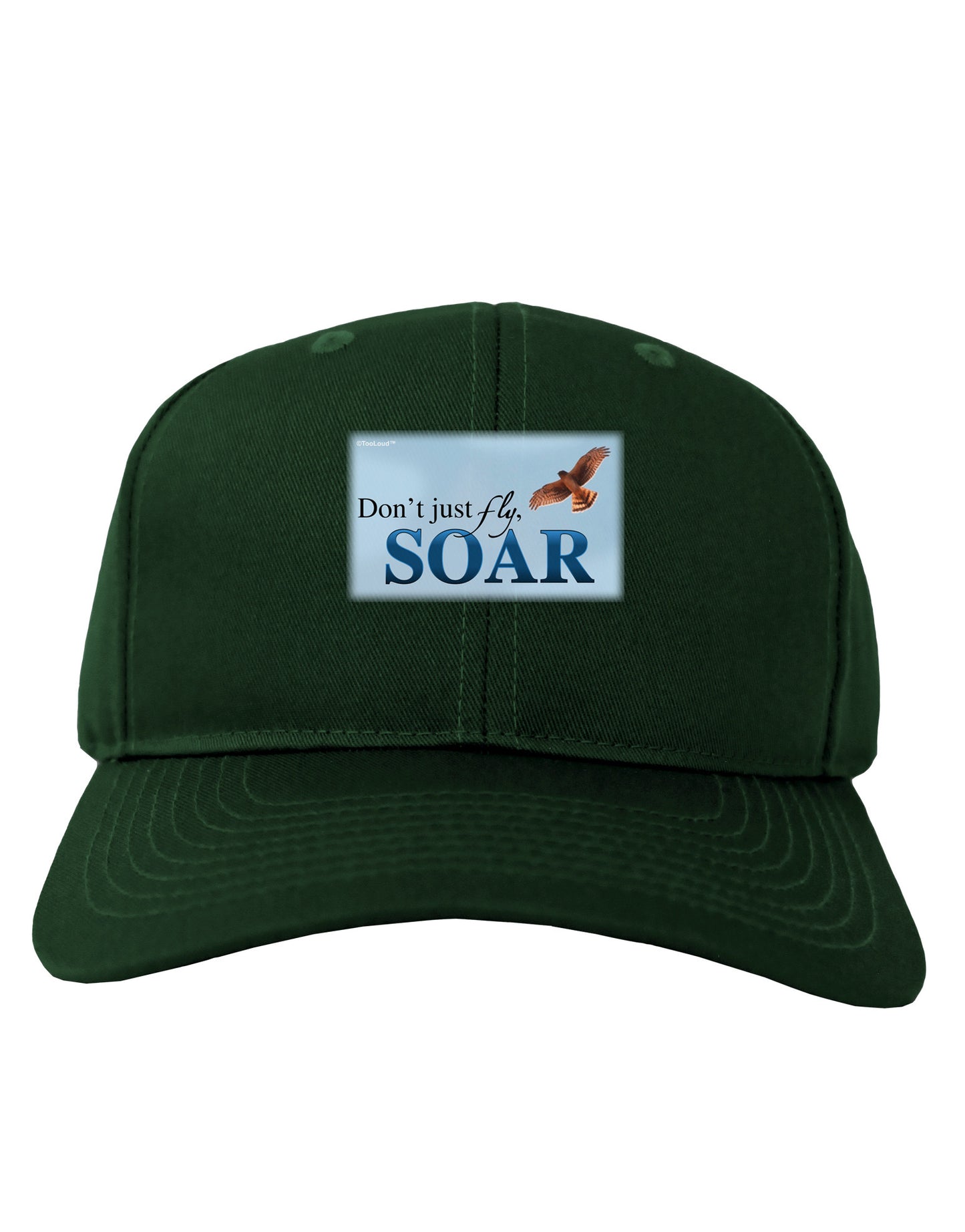 Don't Just Fly SOAR Adult Dark Baseball Cap Hat-Baseball Cap-TooLoud-Hunter-Green-One Size-Davson Sales