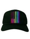 American Pride - Rainbow Flag Adult Dark Baseball Cap Hat-Baseball Cap-TooLoud-Hunter-Green-One Size-Davson Sales