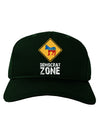 Democrat Zone Adult Dark Baseball Cap Hat-Baseball Cap-TooLoud-Hunter-Green-One Size-Davson Sales