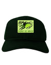 TooLoud Unleash The Monster Adult Dark Baseball Cap Hat-Baseball Cap-TooLoud-Hunter-Green-One Size-Davson Sales