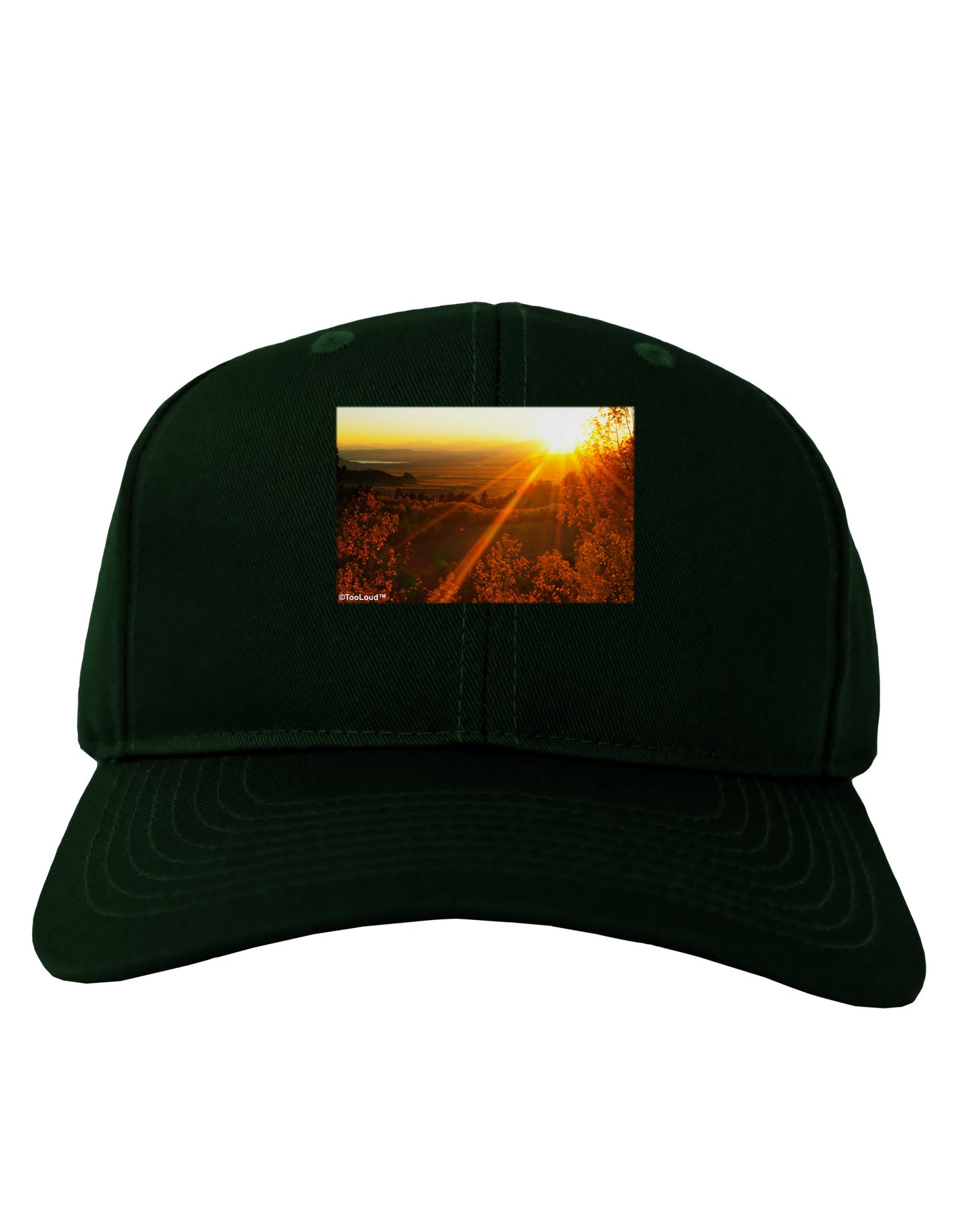 Colorado Sunset Adult Dark Baseball Cap Hat-Baseball Cap-TooLoud-Hunter-Green-One Size-Davson Sales