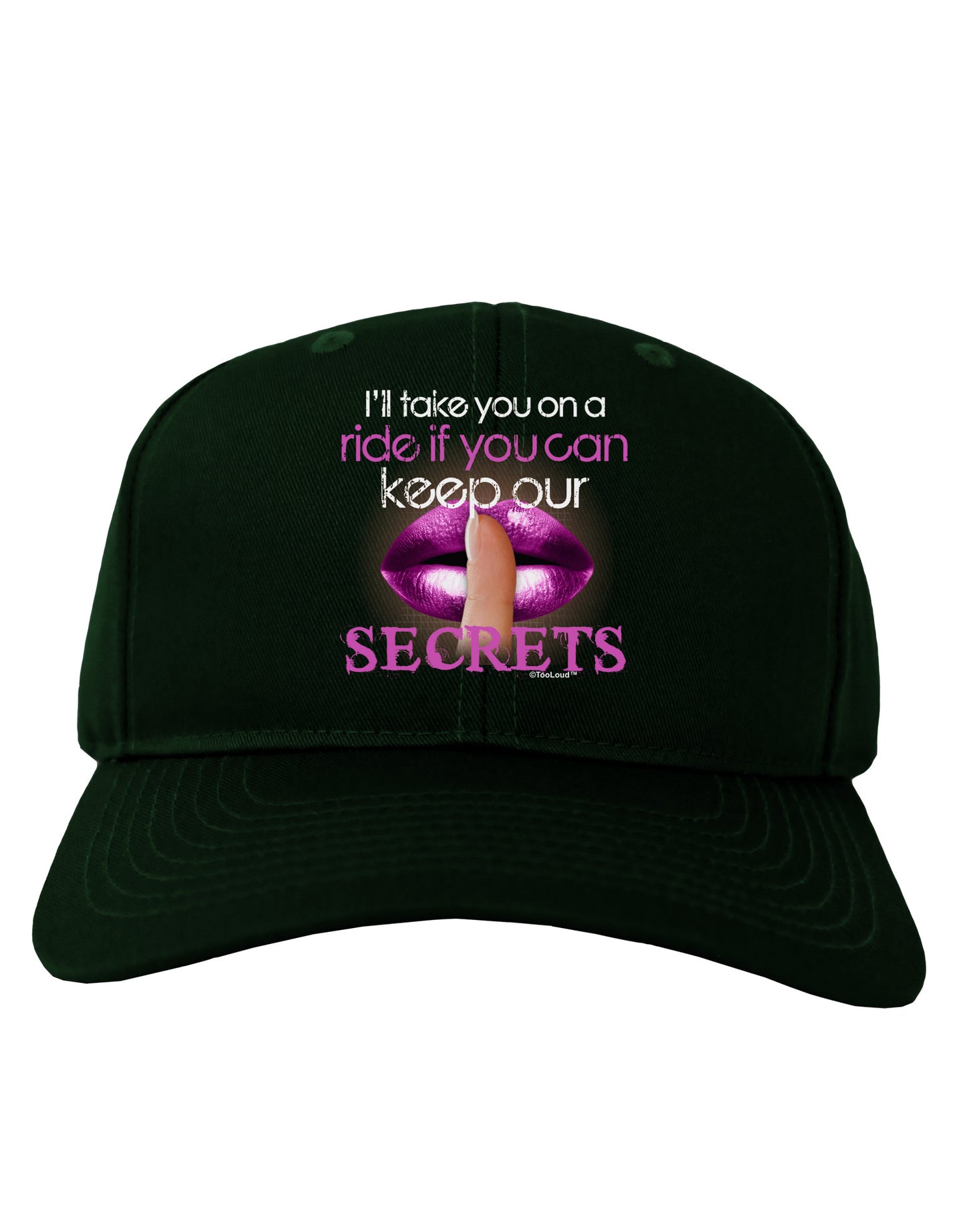 If You Can Keep Our Secrets Adult Dark Baseball Cap Hat-Baseball Cap-TooLoud-Hunter-Green-One Size-Davson Sales