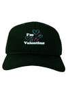 I'm HER Valentine Adult Dark Baseball Cap Hat-Baseball Cap-TooLoud-Hunter-Green-One Size-Davson Sales