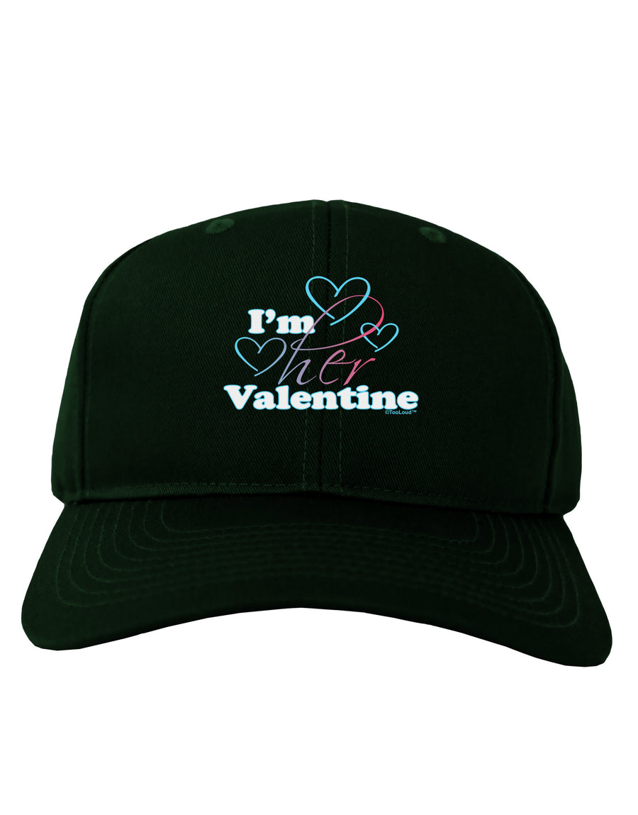 I'm HER Valentine Adult Dark Baseball Cap Hat-Baseball Cap-TooLoud-Black-One Size-Davson Sales