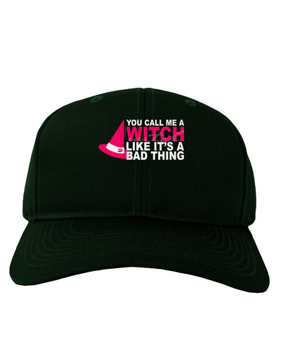 Witch - Bad Thing Hat Adult Dark Baseball Cap Hat-Baseball Cap-TooLoud-Hunter-Green-One Size-Davson Sales