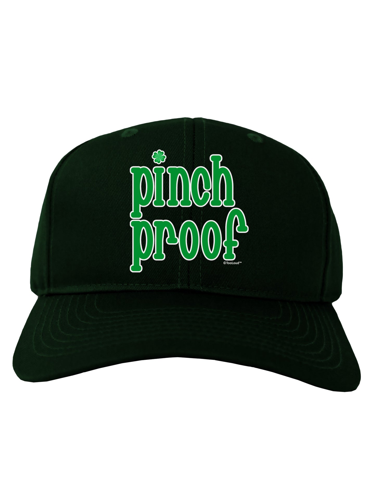Pinch Proof - St. Patrick's Day Adult Dark Baseball Cap Hat by TooLoud-Baseball Cap-TooLoud-Hunter-Green-One Size-Davson Sales