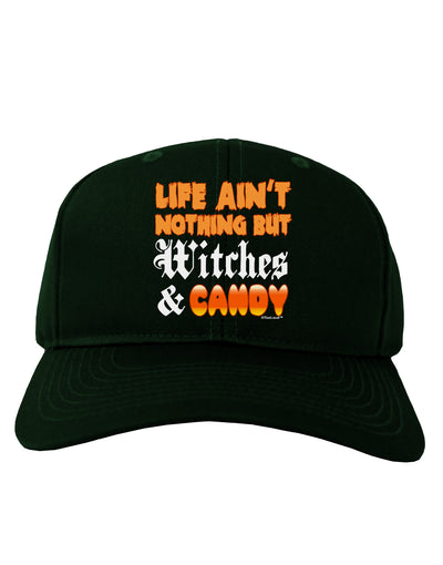 Witches and Candy Color Adult Dark Baseball Cap Hat-Baseball Cap-TooLoud-Hunter-Green-One Size-Davson Sales