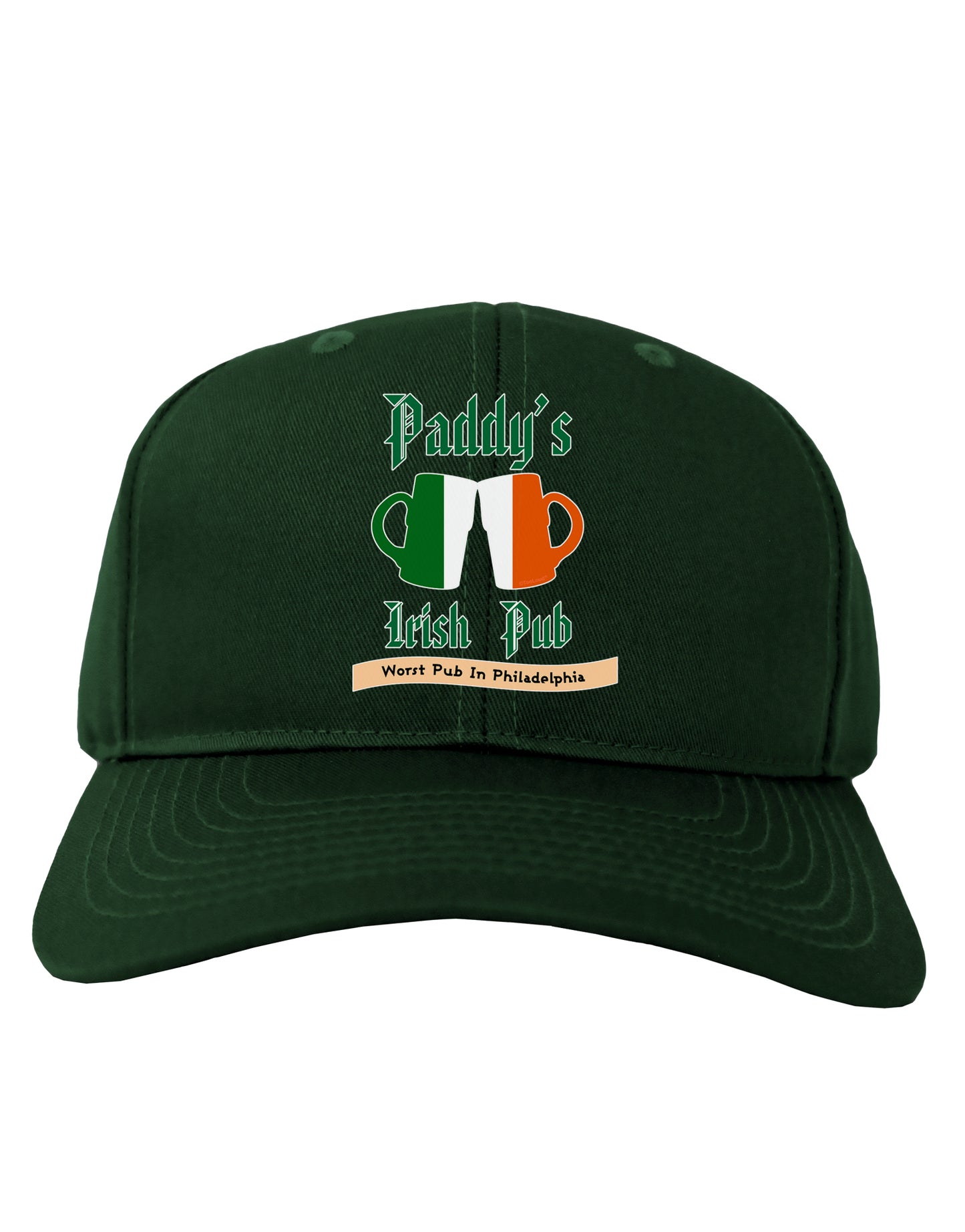 Paddy's Irish Pub Adult Dark Baseball Cap Hat by TooLoud-Baseball Cap-TooLoud-Hunter-Green-One Size-Davson Sales