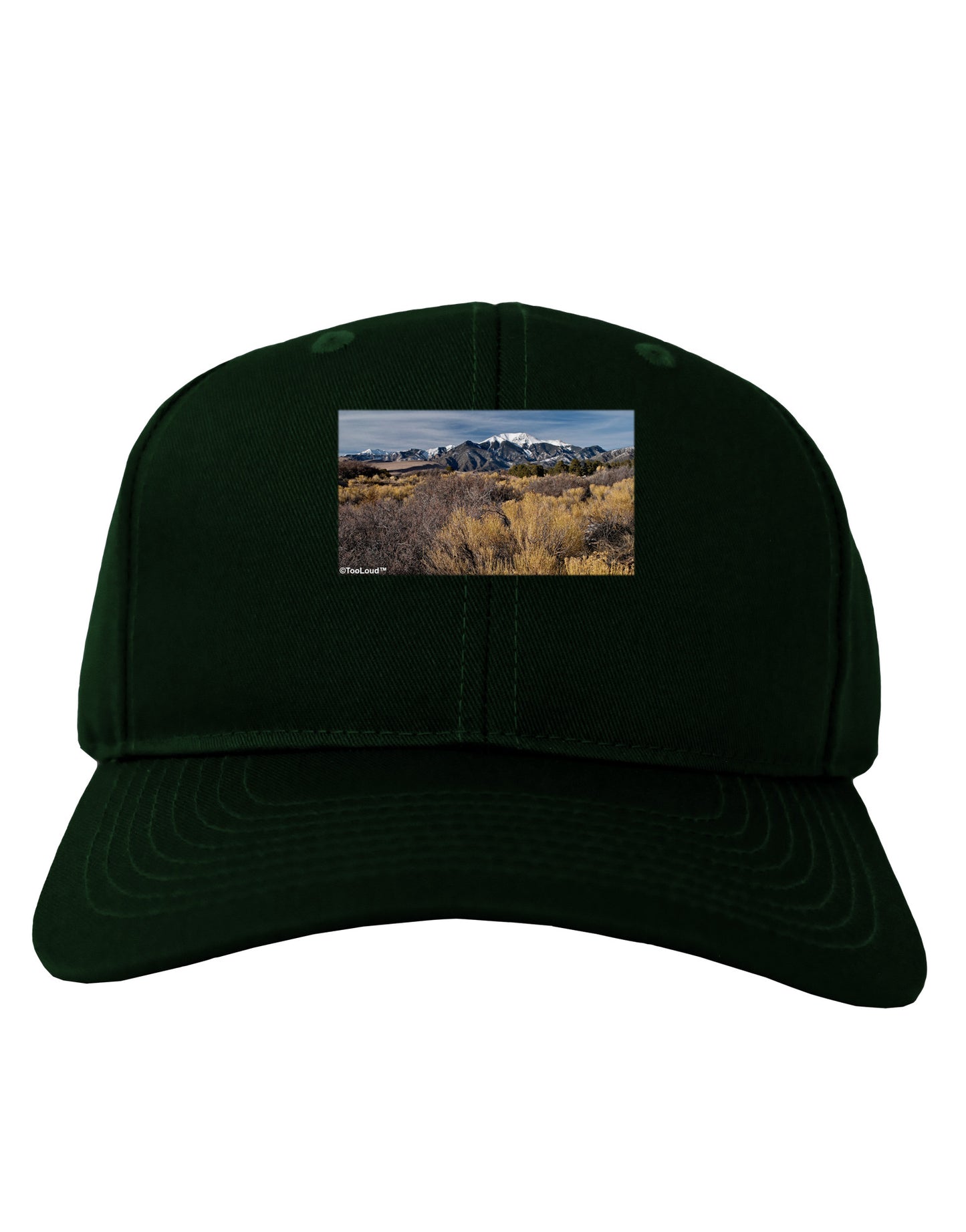 Mountain Forest Park Adult Dark Baseball Cap Hat-Baseball Cap-TooLoud-Hunter-Green-One Size-Davson Sales