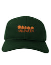 Halloween Pumpkins Adult Baseball Cap Hat-Baseball Cap-TooLoud-Hunter-Green-One-Size-Fits-Most-Davson Sales