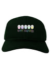 Cute Pastel Bunnies - Hoppy Easter Adult Dark Baseball Cap Hat by TooLoud-Baseball Cap-TooLoud-Hunter-Green-One Size-Davson Sales