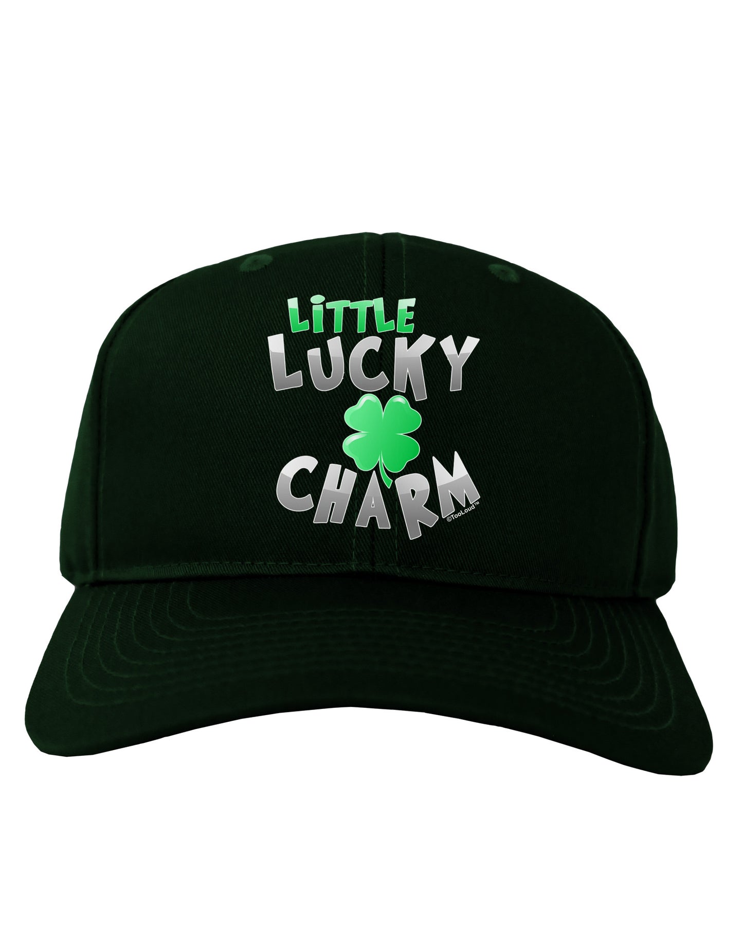 Little Lucky Charm Adult Dark Baseball Cap Hat-Baseball Cap-TooLoud-Hunter-Green-One Size-Davson Sales