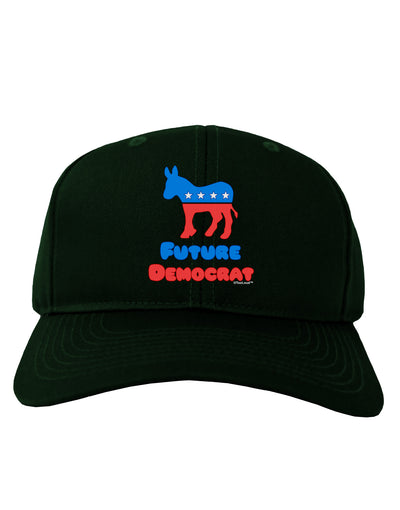 Future Democrat Adult Dark Baseball Cap Hat-Baseball Cap-TooLoud-Hunter-Green-One Size-Davson Sales