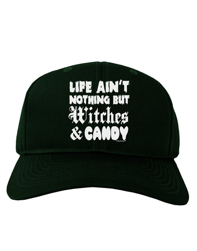 Witches and Candy Adult Dark Baseball Cap Hat-Baseball Cap-TooLoud-Hunter-Green-One Size-Davson Sales