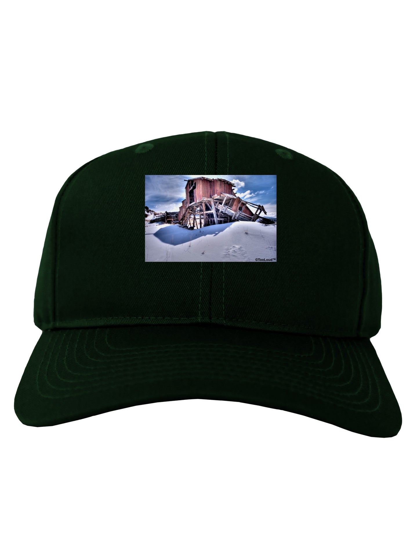 TooLoud Victor Mines Colorado Adult Dark Baseball Cap Hat-Baseball Cap-TooLoud-Hunter-Green-One Size-Davson Sales