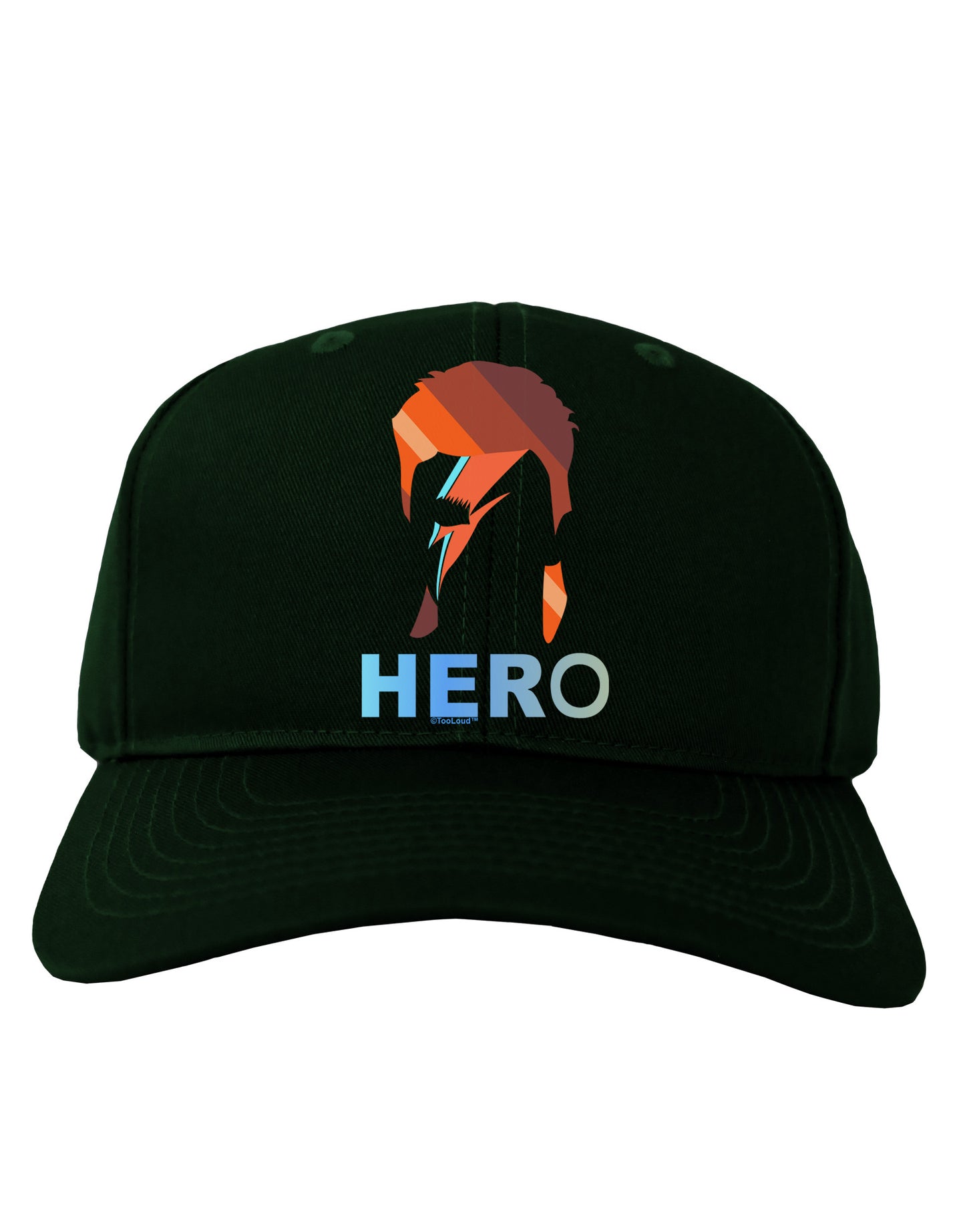 Hero of the Weirdos Adult Dark Baseball Cap Hat by-Baseball Cap-TooLoud-Hunter-Green-One Size-Davson Sales