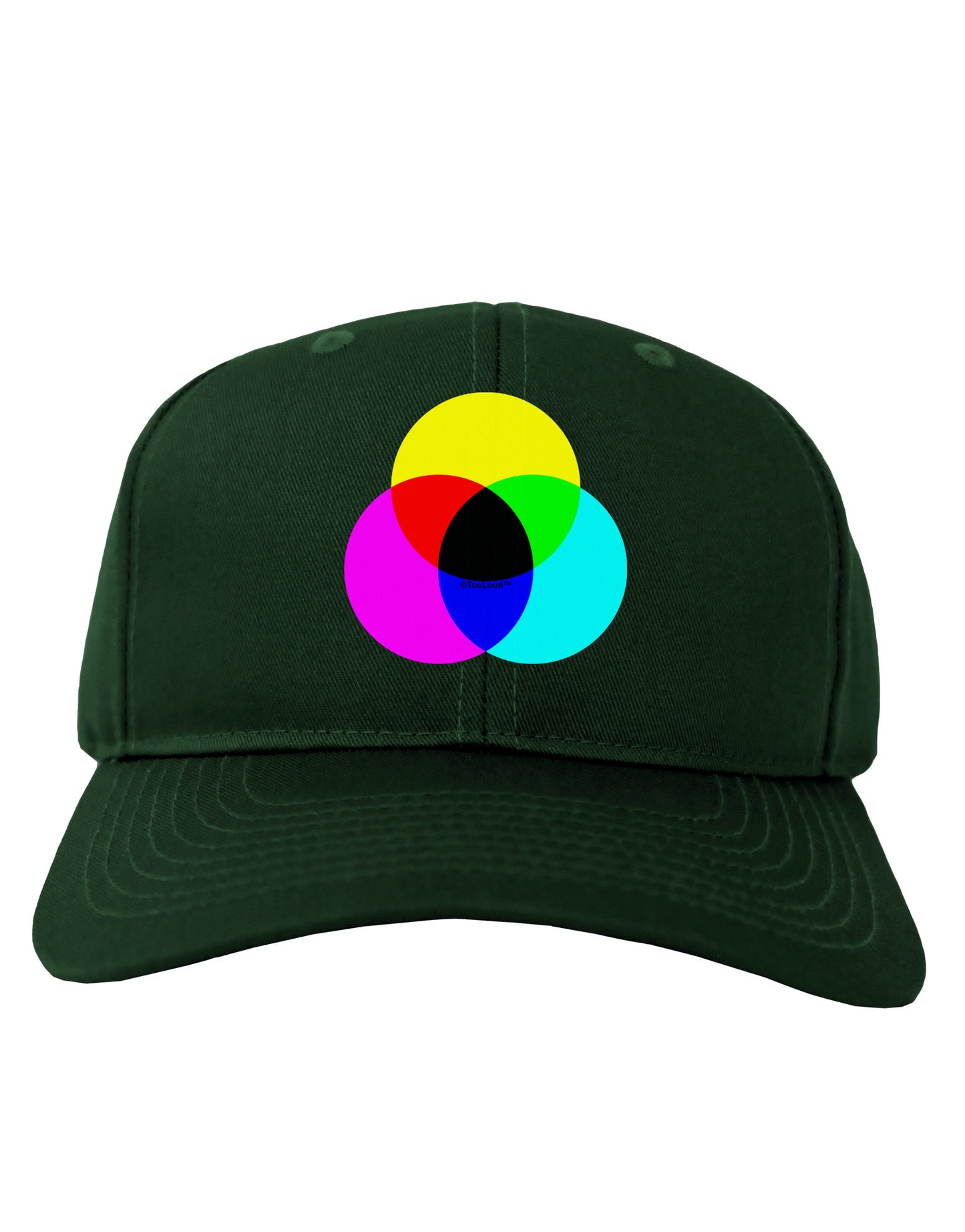 CMYK Color Model Adult Dark Baseball Cap Hat by TooLoud-Baseball Cap-TooLoud-Hunter-Green-One Size-Davson Sales