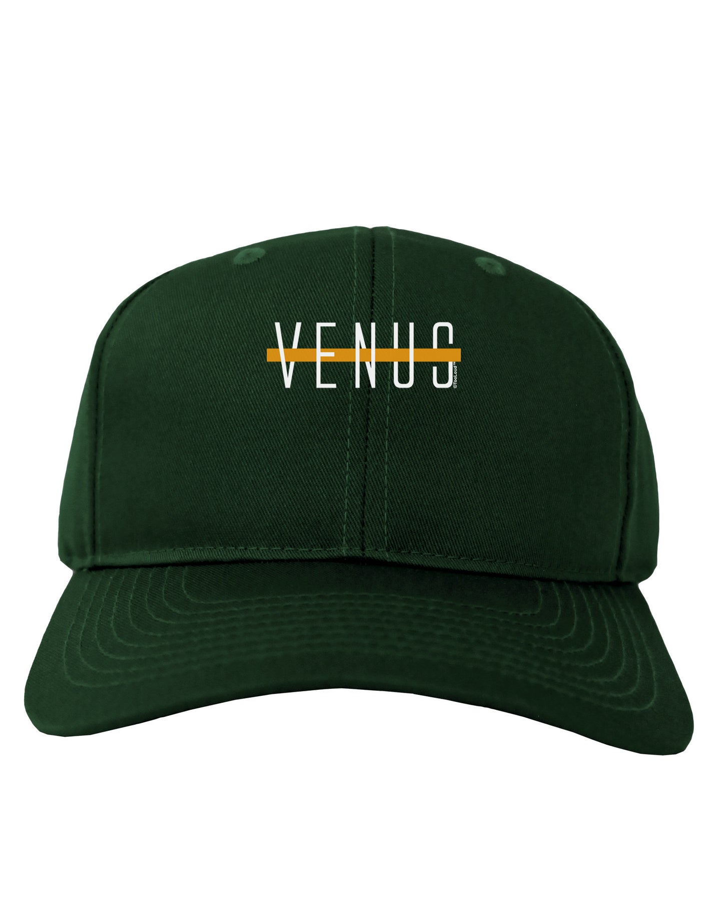 Planet Venus Text Only Adult Dark Baseball Cap Hat-Baseball Cap-TooLoud-Hunter-Green-One Size-Davson Sales