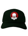 Scary Clown Face B - Halloween Adult Dark Baseball Cap Hat-Baseball Cap-TooLoud-Hunter-Green-One Size-Davson Sales