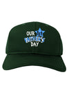 Our 1st Father's Day Adult Dark Baseball Cap Hat-Baseball Cap-TooLoud-Hunter-Green-One Size-Davson Sales