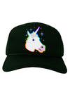 Magical Rainbow Sparkle Unicorn Adult Dark Baseball Cap Hat-Baseball Cap-TooLoud-Hunter-Green-One Size-Davson Sales