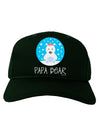 Matching Polar Bear Family - Papa Bear Adult Dark Baseball Cap Hat by TooLoud-Baseball Cap-TooLoud-Hunter-Green-One Size-Davson Sales