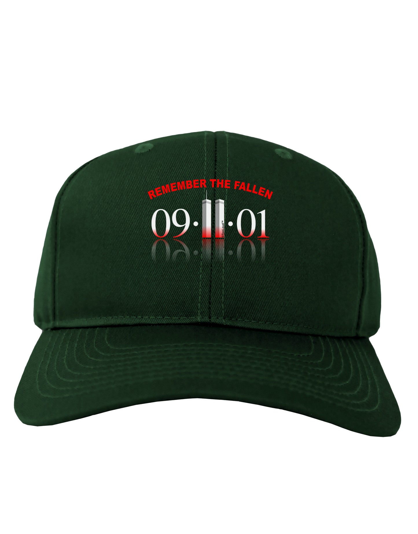 Remember The Fallen 91101 Adult Dark Baseball Cap Hat-Baseball Cap-TooLoud-Hunter-Green-One Size-Davson Sales