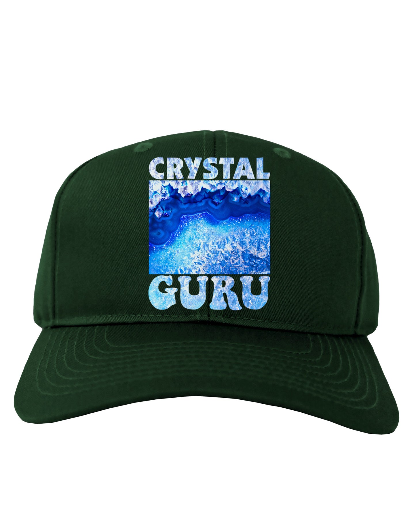 Crystal Guru Adult Dark Baseball Cap Hat-Baseball Cap-TooLoud-Hunter-Green-One Size-Davson Sales