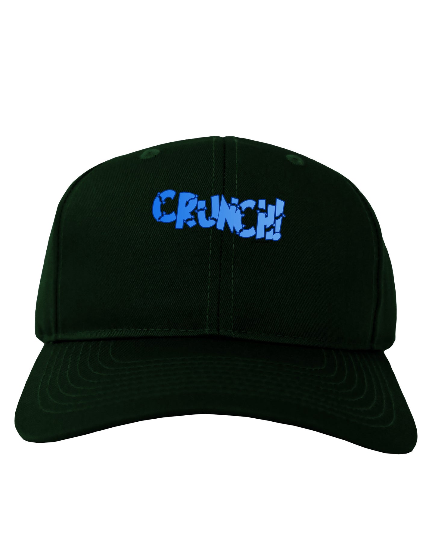 Onomatopoeia CRUNCH Adult Dark Baseball Cap Hat-Baseball Cap-TooLoud-Hunter-Green-One Size-Davson Sales