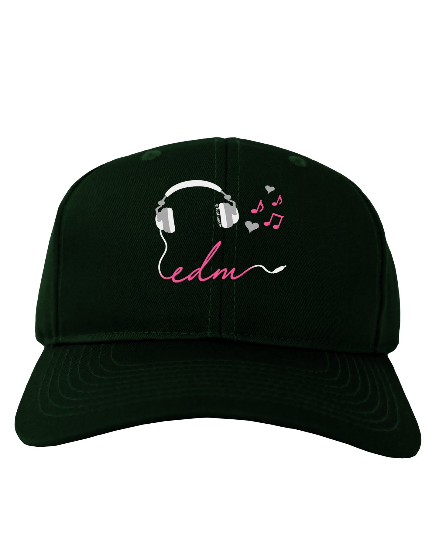 EDM Cord Pink Adult Dark Baseball Cap Hat-Baseball Cap-TooLoud-Hunter-Green-One Size-Davson Sales