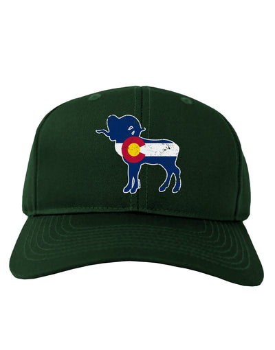 Grunge Colorado Emblem Flag Adult Baseball Cap Hat-Baseball Cap-TooLoud-Hunter-Green-One-Size-Fits-Most-Davson Sales