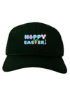 Cute Decorative Hoppy Easter Design Adult Dark Baseball Cap Hat by TooLoud-Baseball Cap-TooLoud-Hunter-Green-One Size-Davson Sales