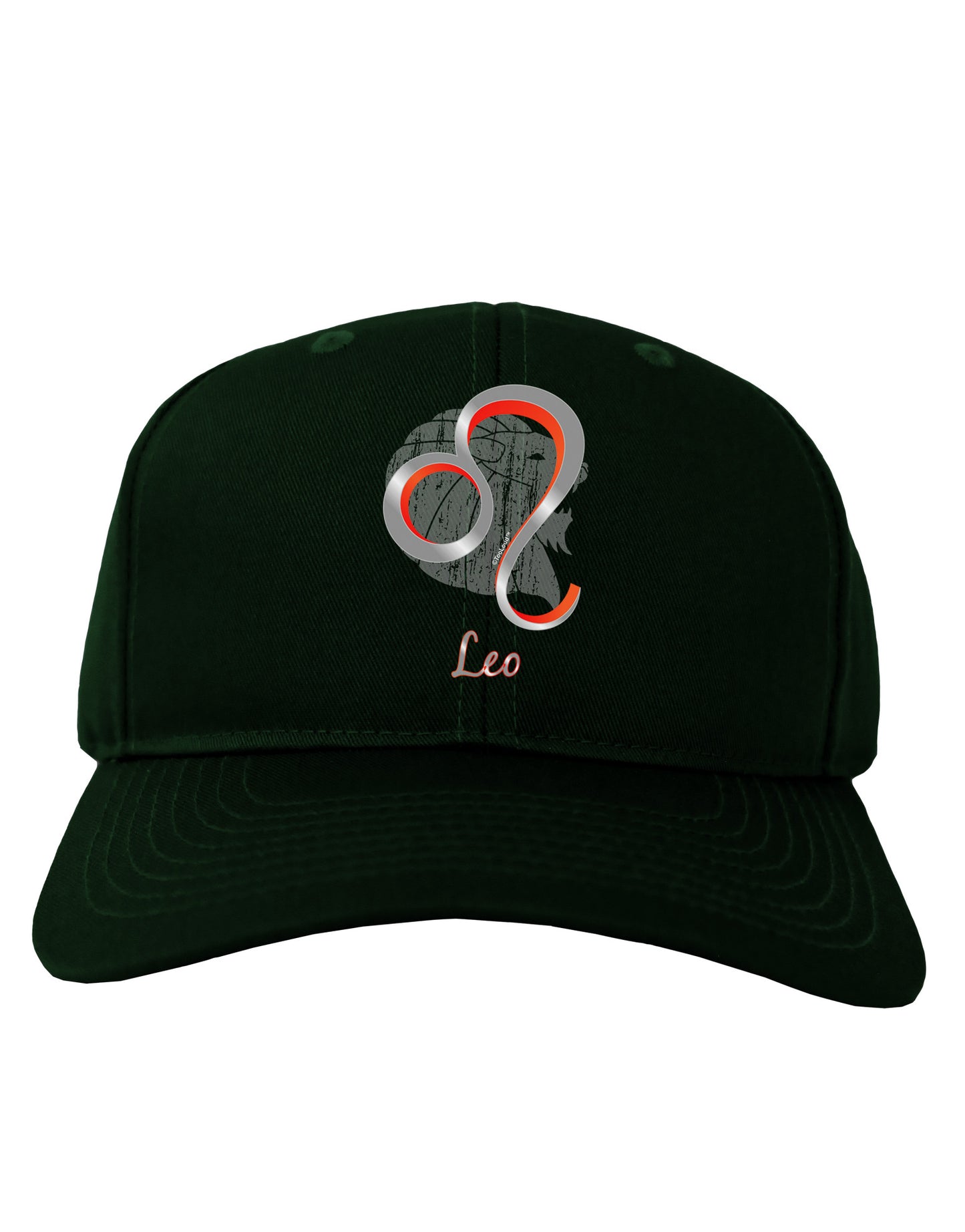 Leo Symbol Adult Dark Baseball Cap Hat-Baseball Cap-TooLoud-Hunter-Green-One Size-Davson Sales