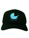 Baby Boy Carriage Adult Dark Baseball Cap Hat-Baseball Cap-TooLoud-Hunter-Green-One Size-Davson Sales