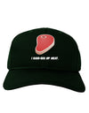 I Hand-Rub My Meat - Steak Adult Dark Baseball Cap Hat-Baseball Cap-TooLoud-Hunter-Green-One Size-Davson Sales