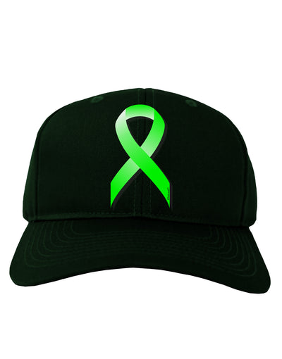 Lyme Disease Awareness Ribbon - Lime Green Adult Dark Baseball Cap Hat-Baseball Cap-TooLoud-Hunter-Green-One Size-Davson Sales