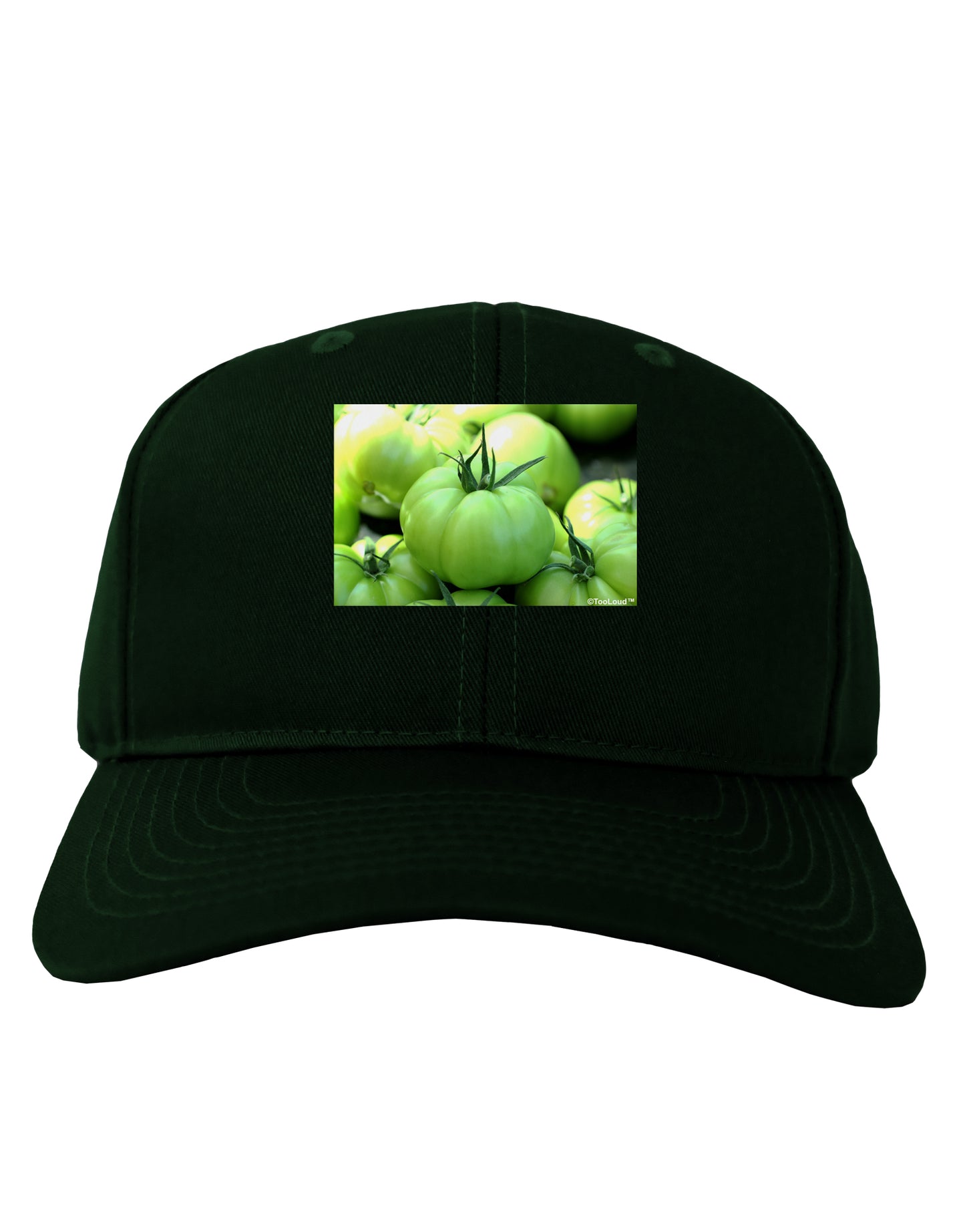 Buy Local - Green Tomatoes Adult Dark Baseball Cap Hat-Baseball Cap-TooLoud-Hunter-Green-One Size-Davson Sales