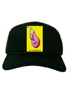 La Chancla Loteria Solid Adult Dark Baseball Cap Hat by-Baseball Cap-TooLoud-Hunter-Green-One Size-Davson Sales