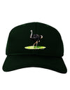 Ostrich Watercolor Adult Dark Baseball Cap Hat-Baseball Cap-TooLoud-Hunter-Green-One Size-Davson Sales