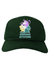 Unicorn Attitude Dark Adult Dark Baseball Cap Hat-Baseball Cap-TooLoud-Hunter-Green-One-Size-Fits-Most-Davson Sales