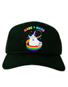 Masc 4 Masc Pranciful Unicorn Adult Dark Baseball Cap Hat-Baseball Cap-TooLoud-Hunter-Green-One Size-Davson Sales