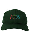 Adios Adult Baseball Cap Hat-Baseball Cap-TooLoud-Hunter-Green-One-Size-Fits-Most-Davson Sales